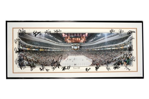 1996-97 Philadelphia Flyers Multi-Signed Print Opening Night at CoreStates Center (24 Signatures)